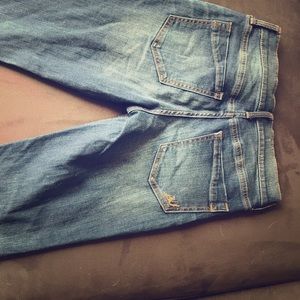 Express Boot Cut Jeans Mid Rise Size 0 Short